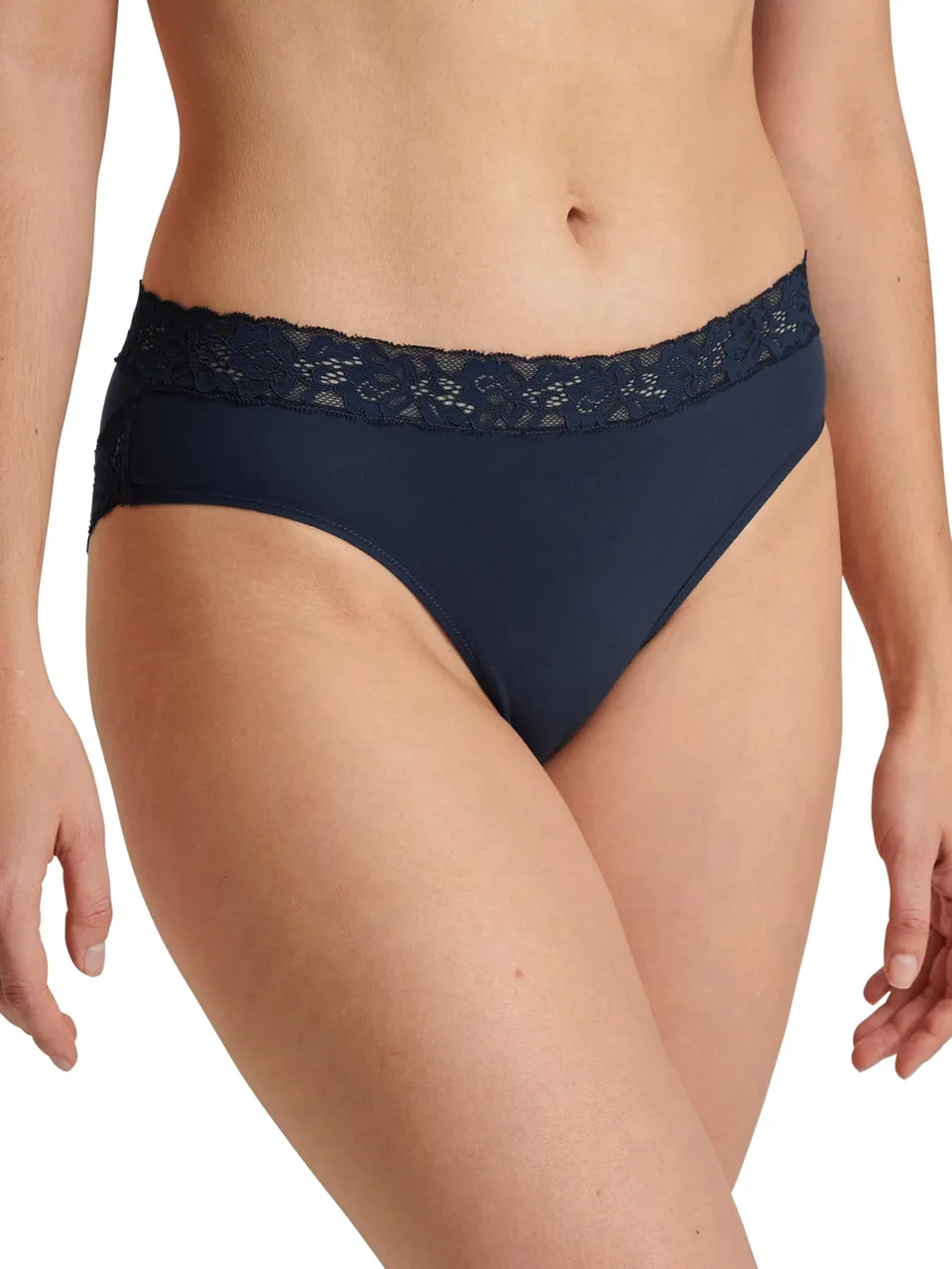 calida-natural-comfort-lace-slip-soft-green-supima image 1