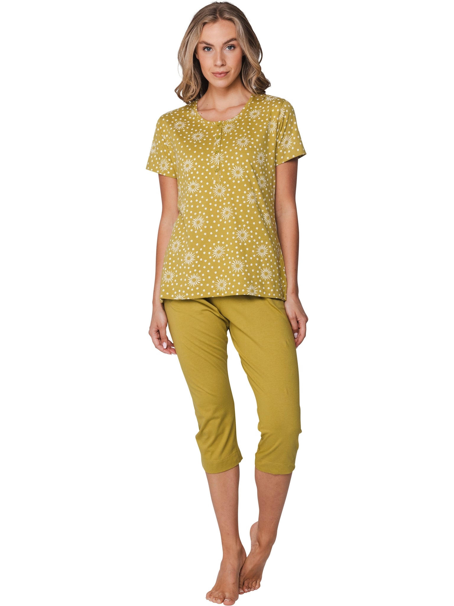 myrebelle-sunny-holiday-pyjama-gr-n-bio-baumwolle image 3