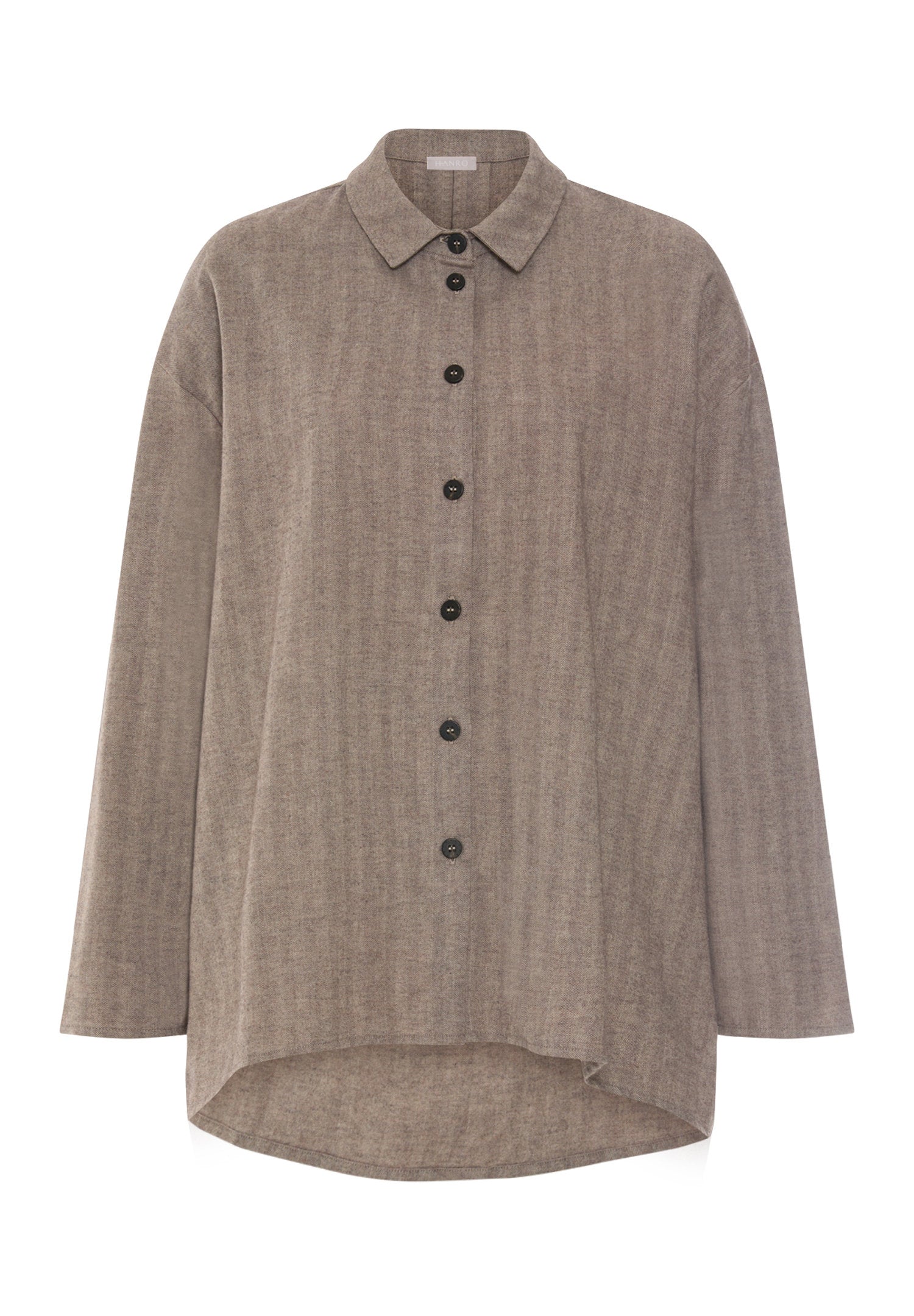 hanro-woolen-luxury-bluse-earthy-woven-wolle-flanell image 1