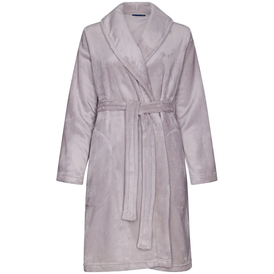 pastunette-bademantel-rosa-flanell-fleece-mit-schalkragen image 1