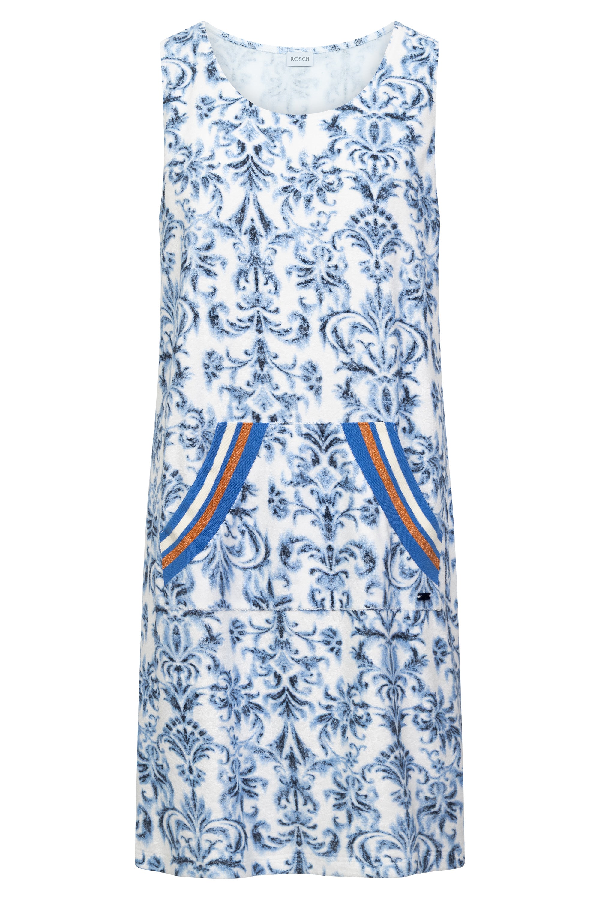 r-sch-be-happy-strandkleid-kurz-frottee-ornament-blau-rmellos image 2