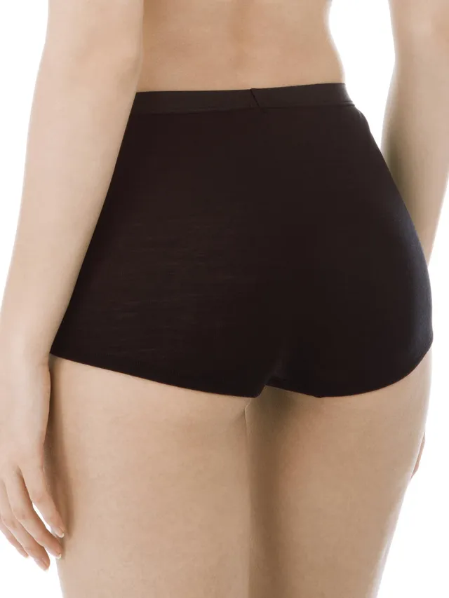 calida-true-confidence-panty-high-waist-schwarz-wolle-seide image 1