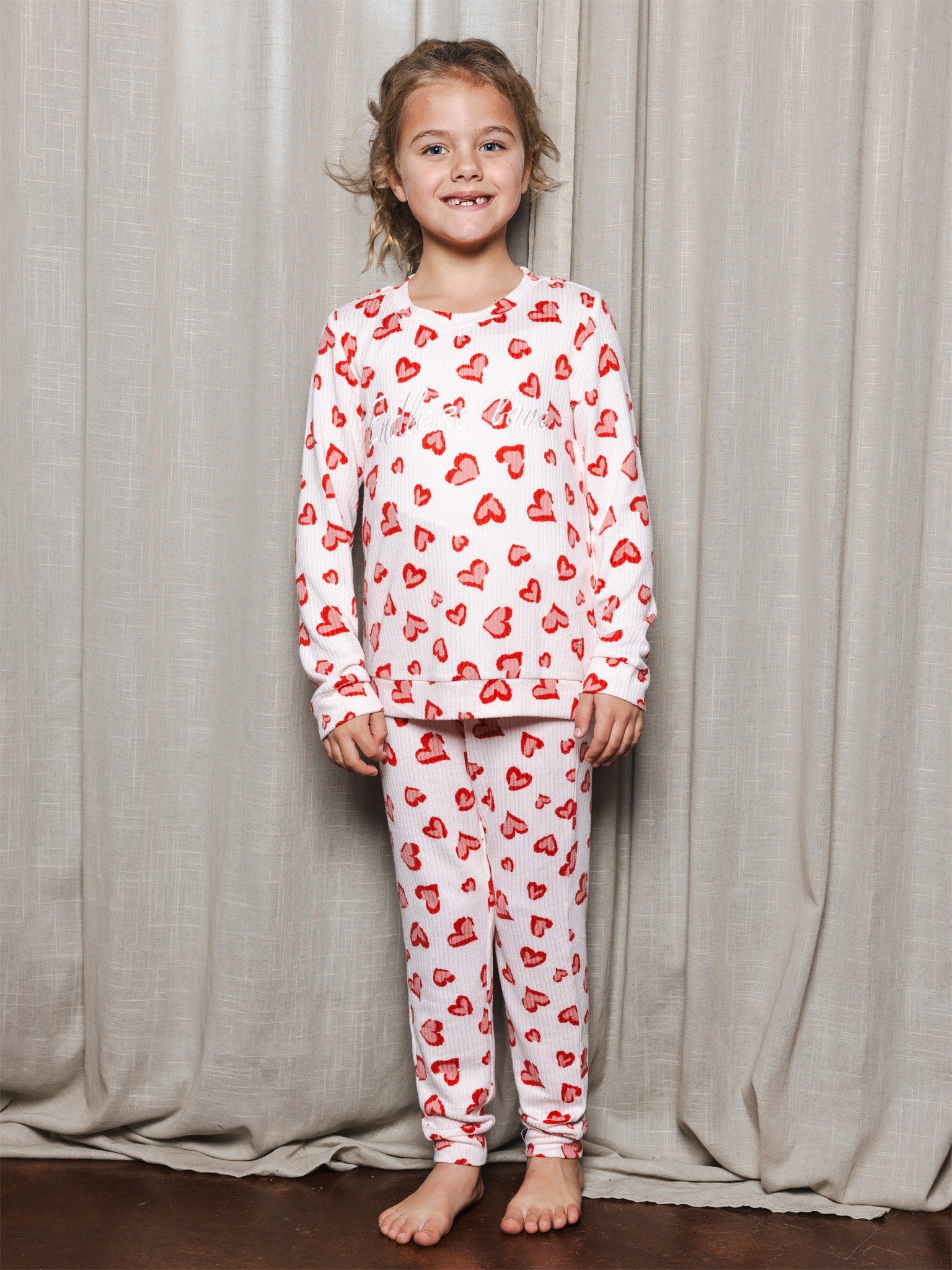 myrebelle-endless-love-m-dchenpyjama-herzen-rosa image 1