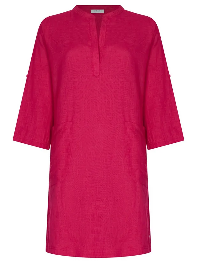 myrebelle-tropic-blush-beachkleid-cover-up-baumwolle-pink image 1