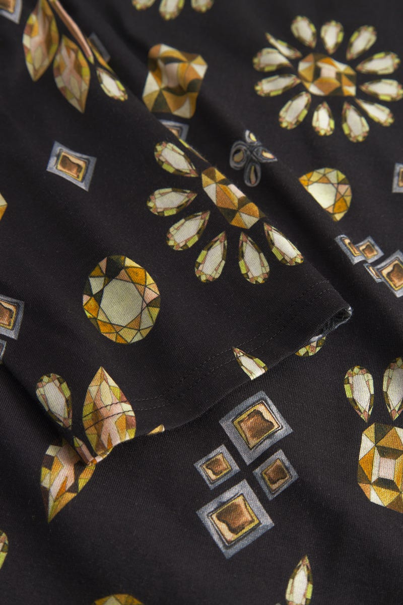 r-sch-be-happy-pyjama-diamantdruck-schlafanzug-schwarz image 5