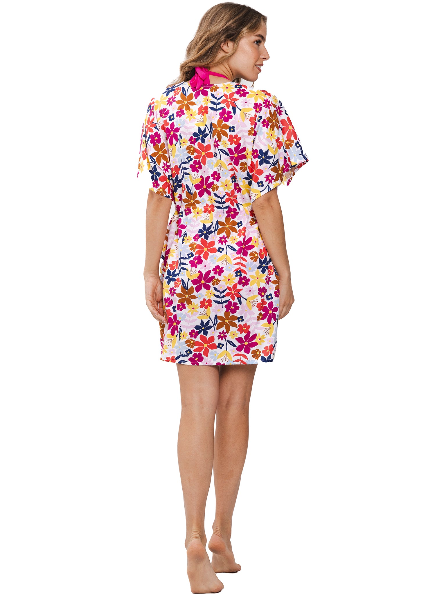pastunette-rebelle-full-bloom-strandkleid-blumenprint-rosa image 3