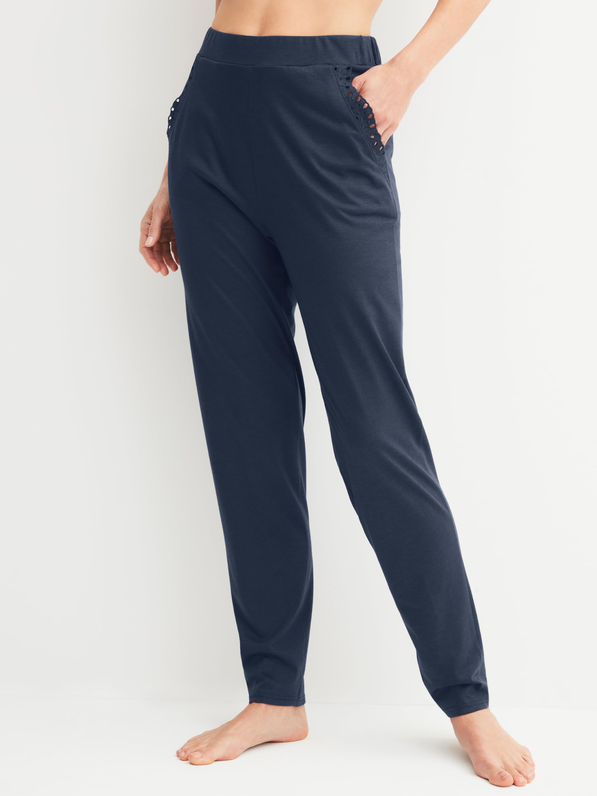 calida-favourites-lounge-hose-damen-lang-blau image 2