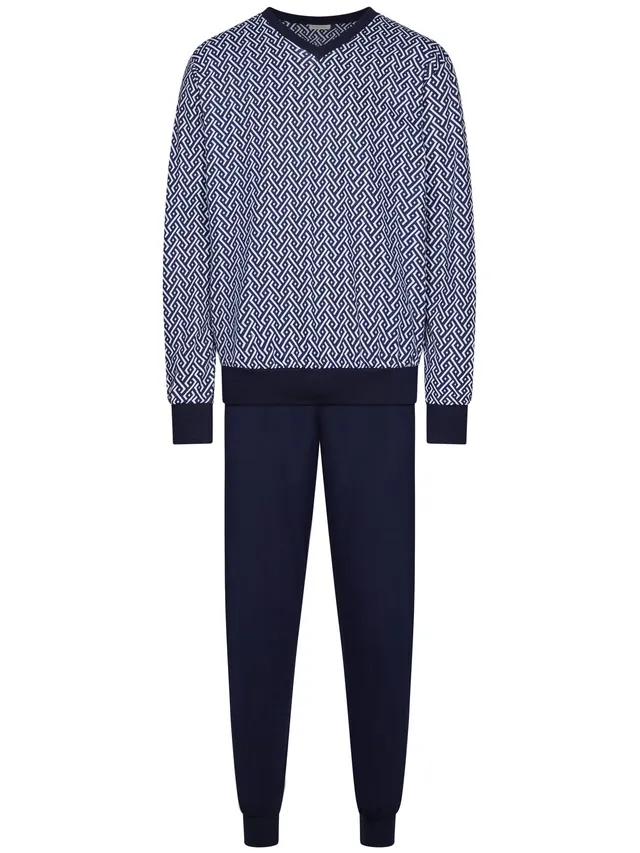 pastunette-blue-motion-pyjama-dunkelblau-baumwolle image 1