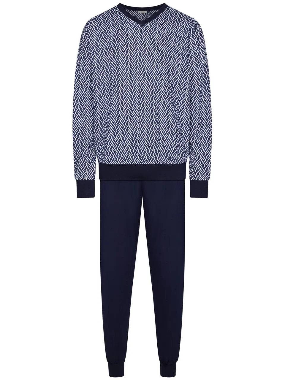 pastunette-blue-motion-pyjama-dunkelblau-baumwolle image 1
