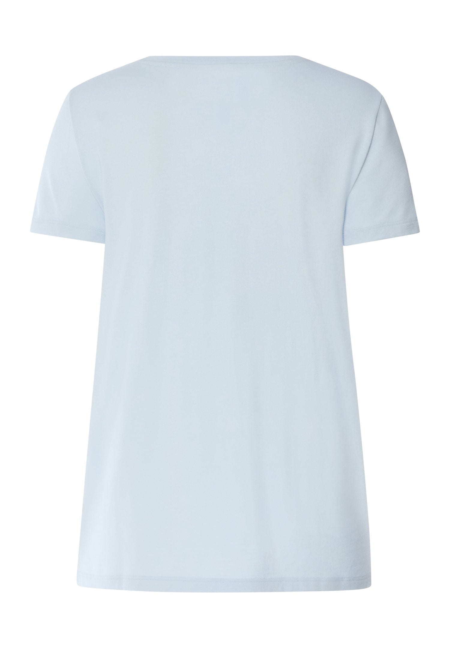 hanro-sleep-lounge-shirt-watery-blue-kurzarm-modal image 3