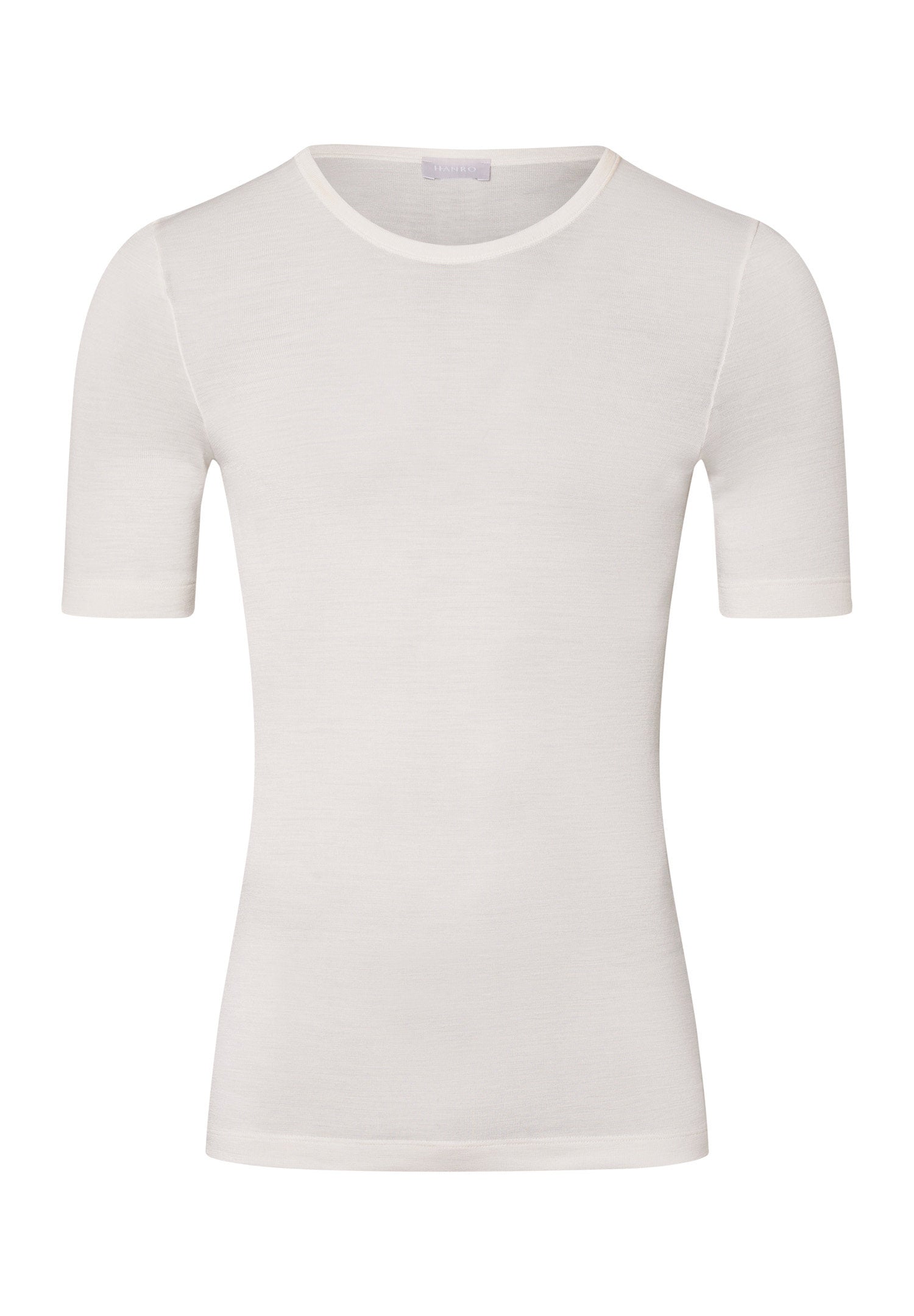 hanro-woolen-silk-t-shirt-kurzarm-cygne-wolle-seide-herren image 1