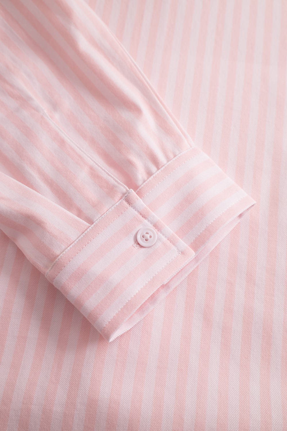 r-sch-be-happy-pyjama-lang-flanell-damen-rosa-streifen image 5