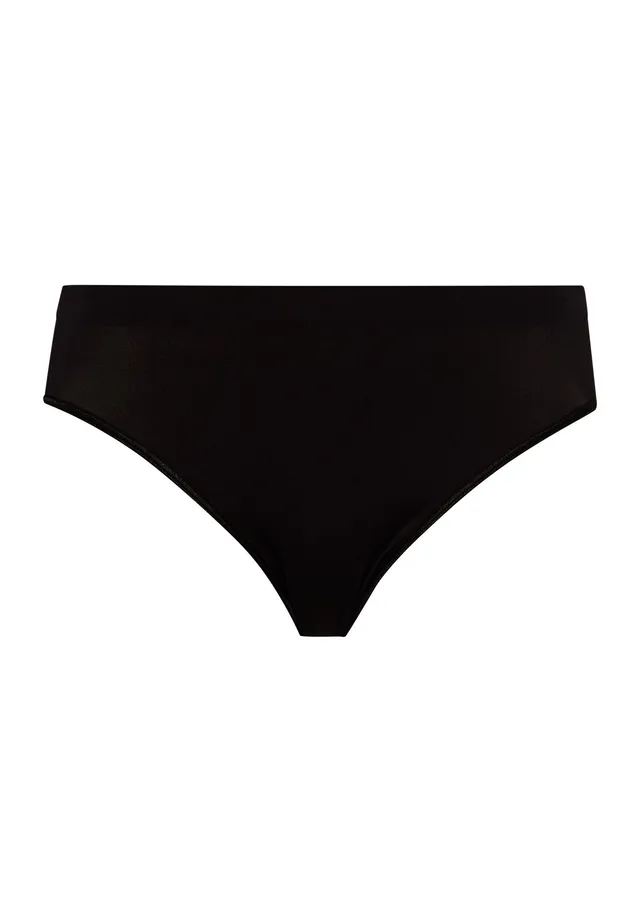 hanro-touch-feeling-midi-slip-schwarz-microfaser-damen image 1