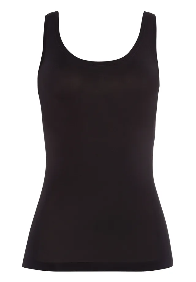 hanro-touch-feeling-tank-top-071814-top-schwarz-microfaser image 1