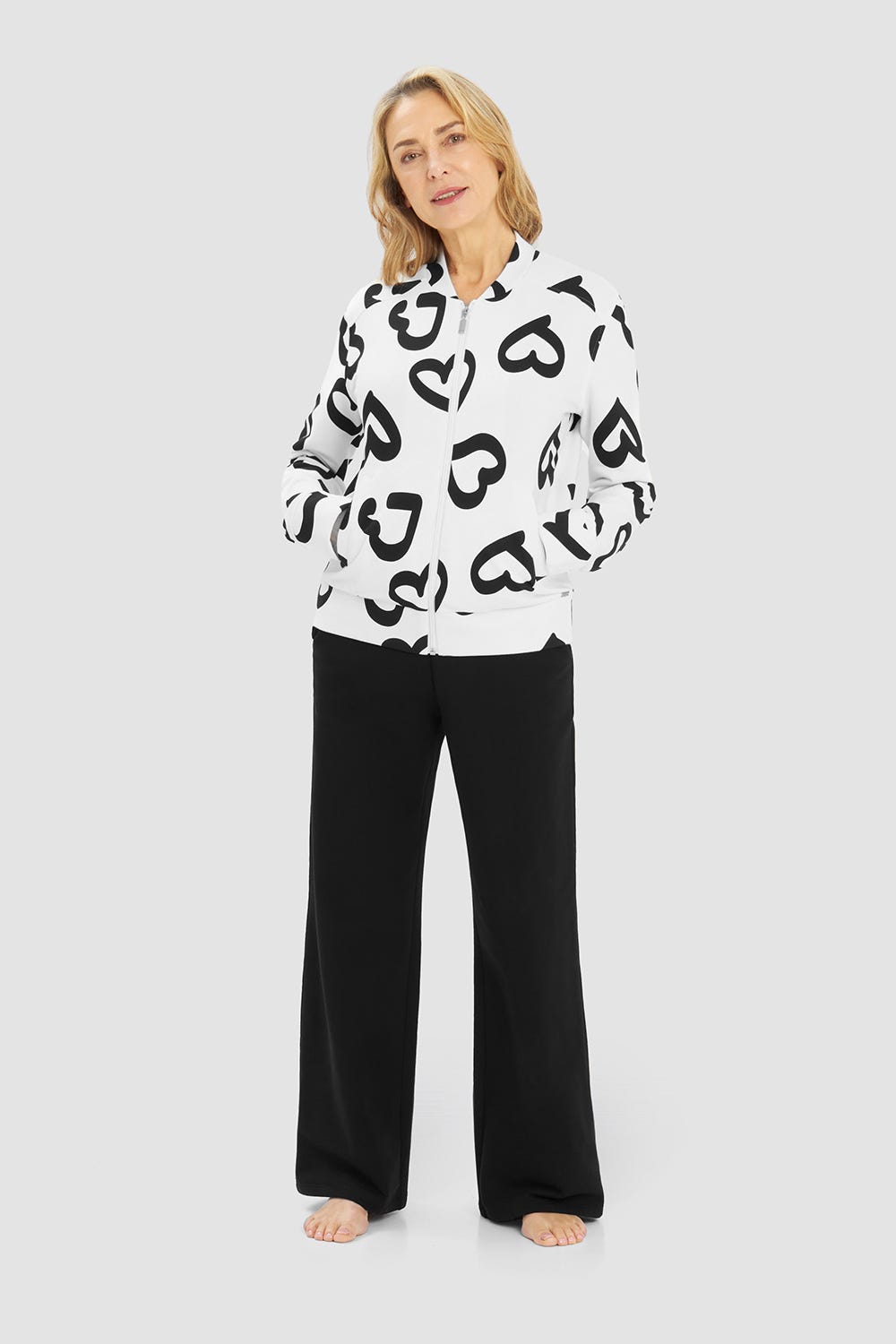 r-sch-be-happy-sweatjacke-wei-herzmuster-mit-rei-verschluss image 4