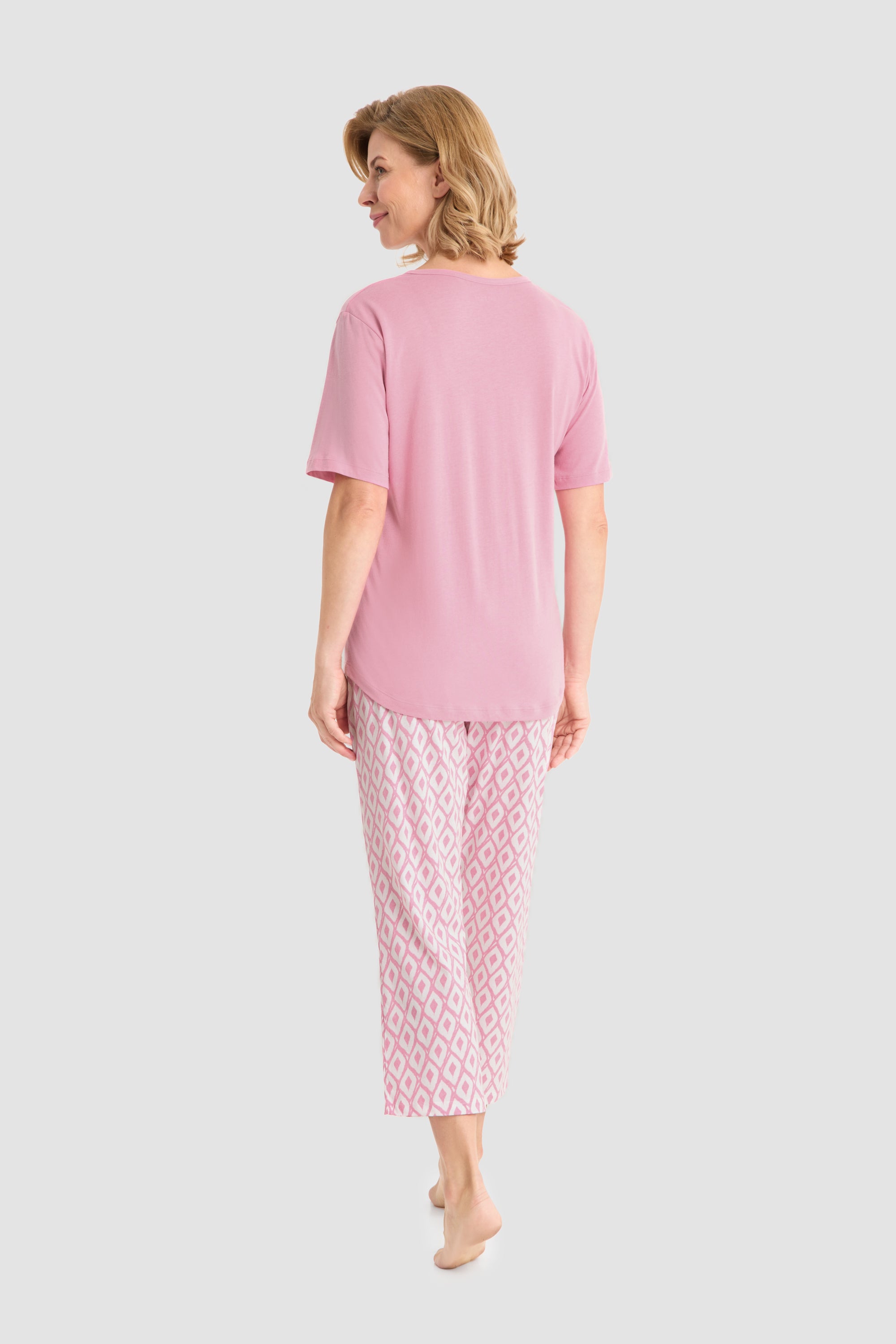 r-sch-be-happy-7-8-pyjama-karo-schlafanzug-rosa image 3