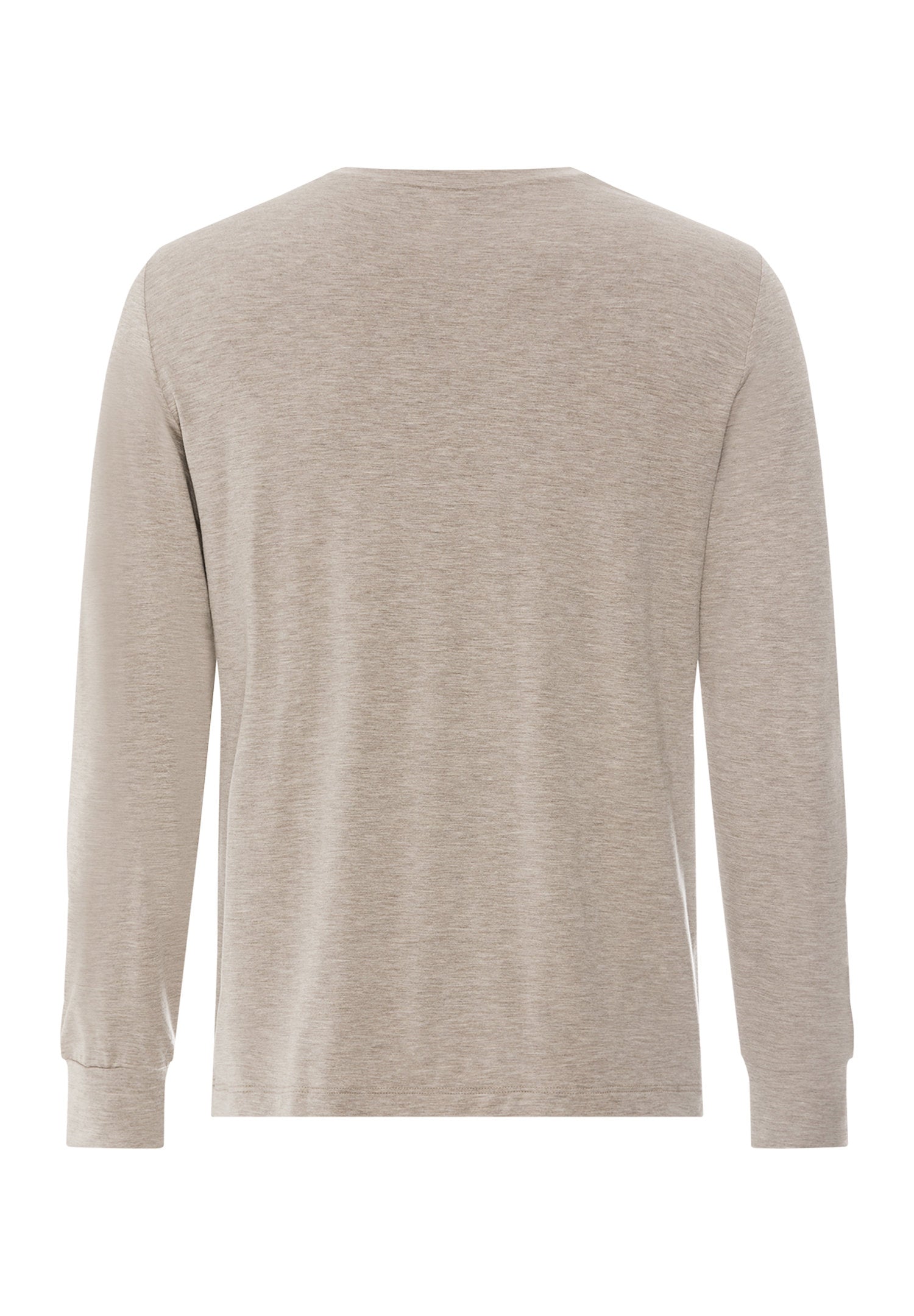 hanro-winter-casuals-langarmshirt-toffee-melange-wolle image 3