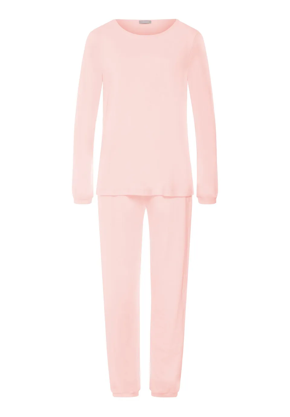 hanro-franca-langarm-schlafanzug-rosewater-baumwolle image 1