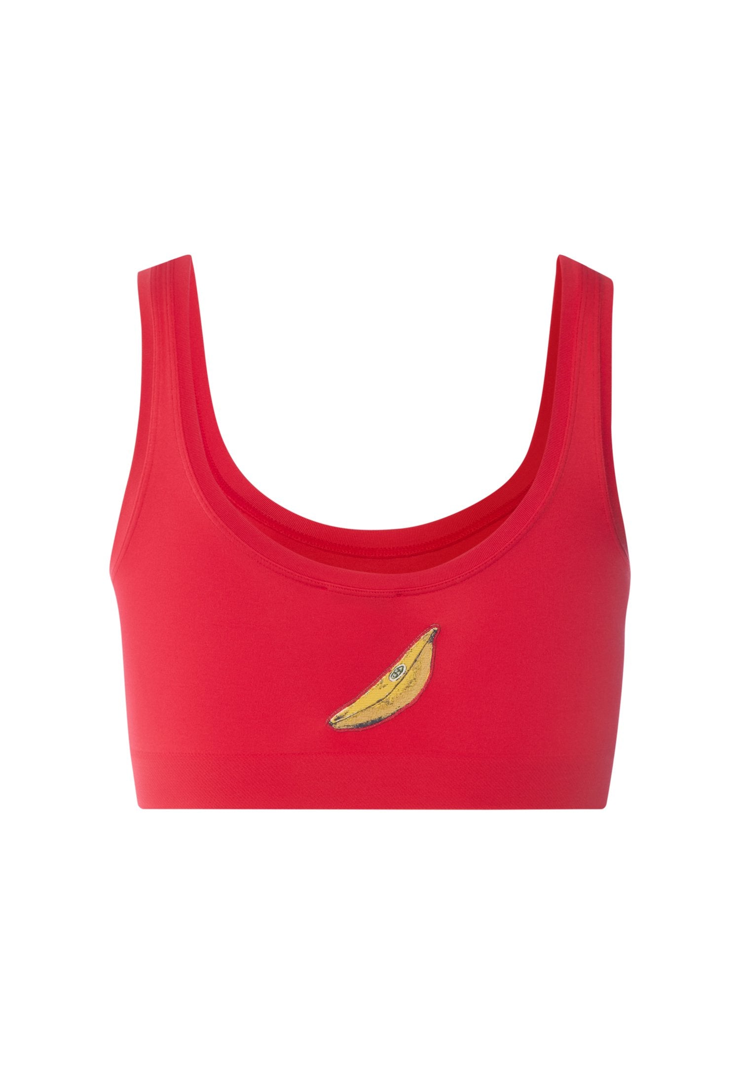 hanro-charlotte-adam-crop-top-cherry-red-microfaser image 3