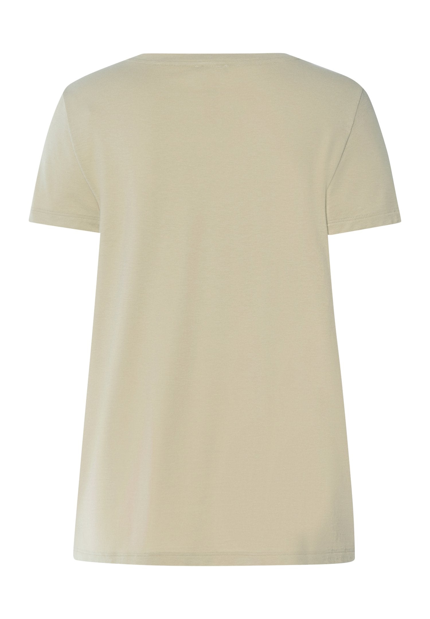 hanro-sleep-lounge-shirt-kurzarm-olive-stem-tencel-modal image 3