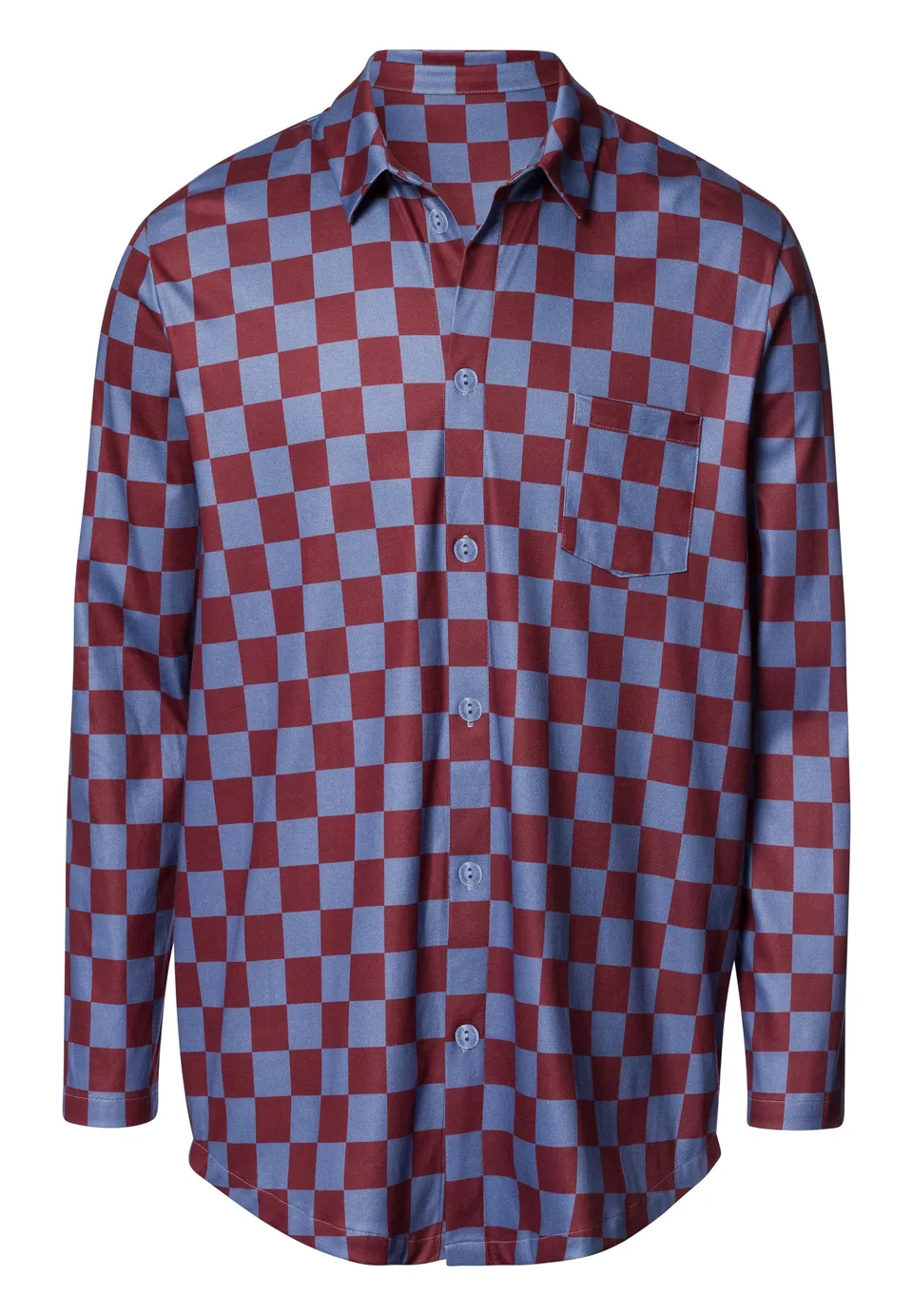 hanro-arthur-arbesser-shirt-chess-print-baumwolle image 1