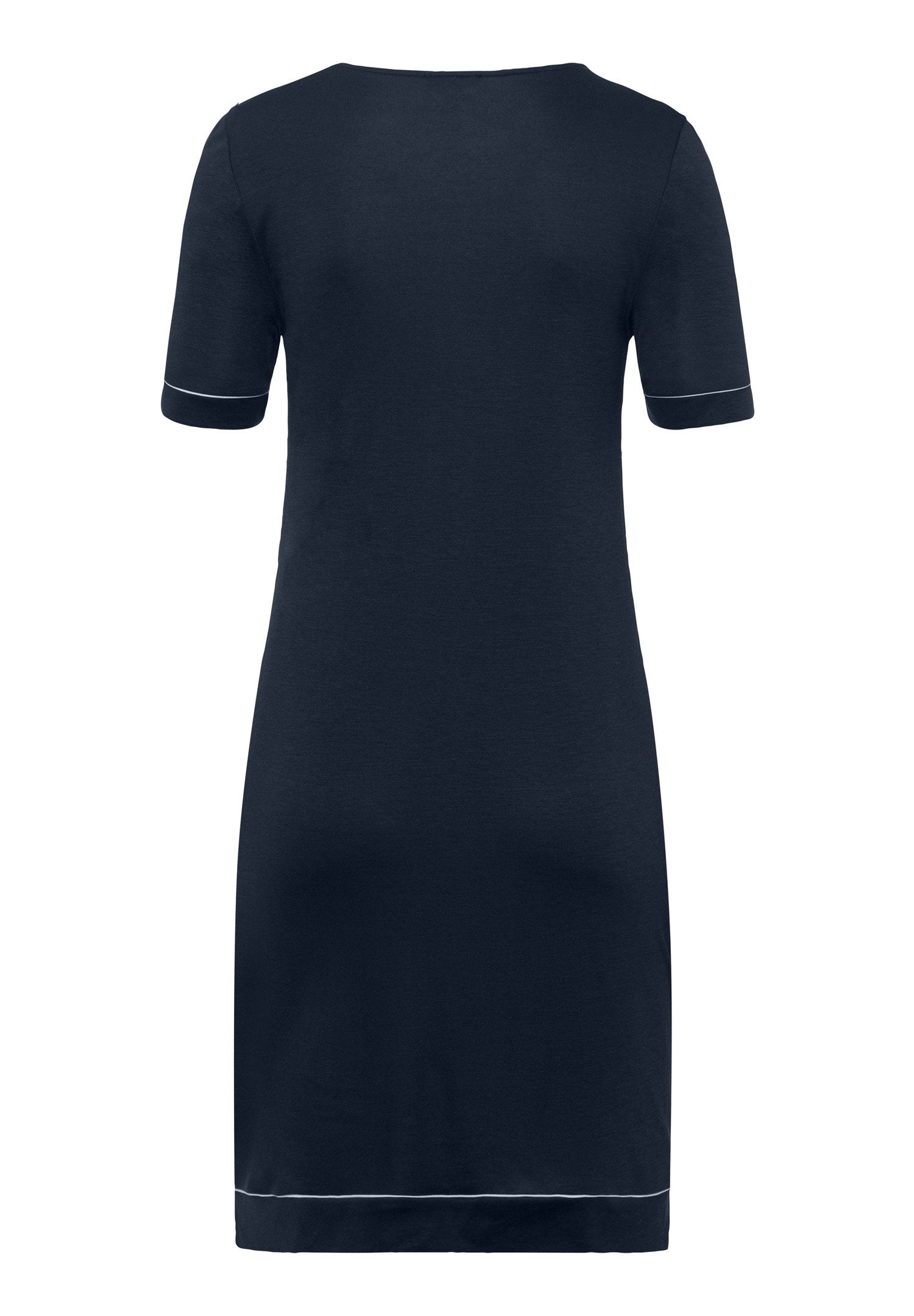 hanro-natural-comfort-nachthemd-90cm-navy-tencel image 3