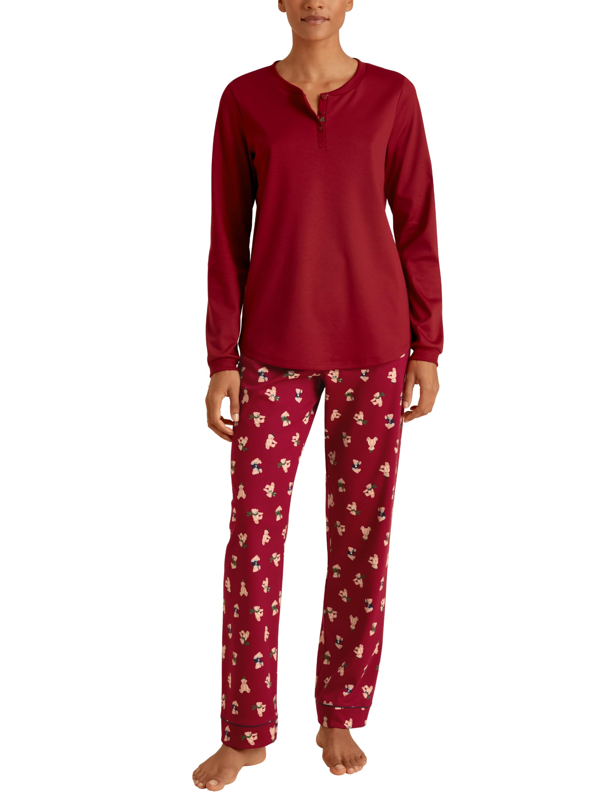 calida-favourites-sleep-pyjama-damen-rio-red-40-42-b-ndchen image 5