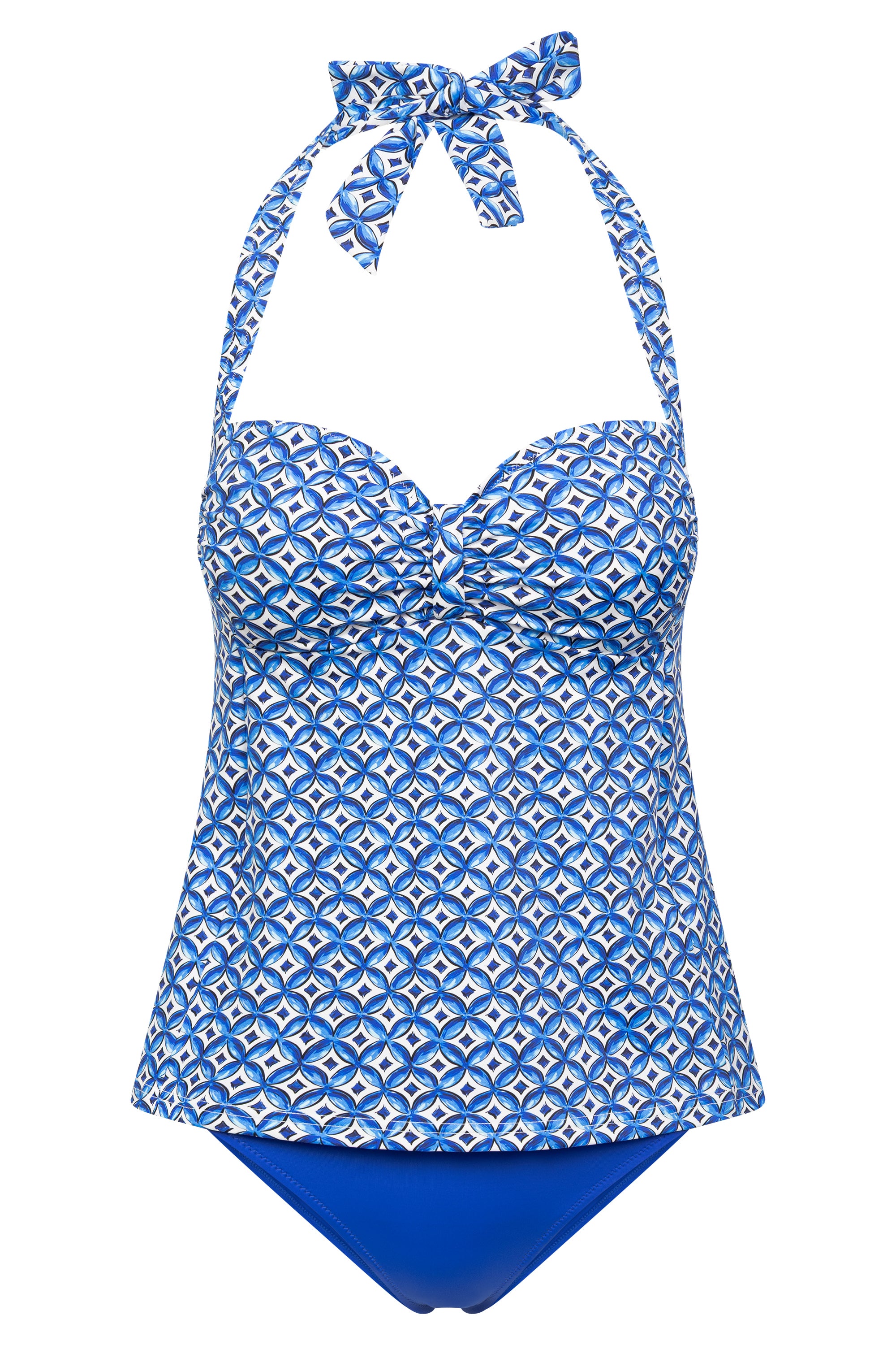 r-sch-be-happy-tankini-minimal-druck-blau-cup-b-d image 2