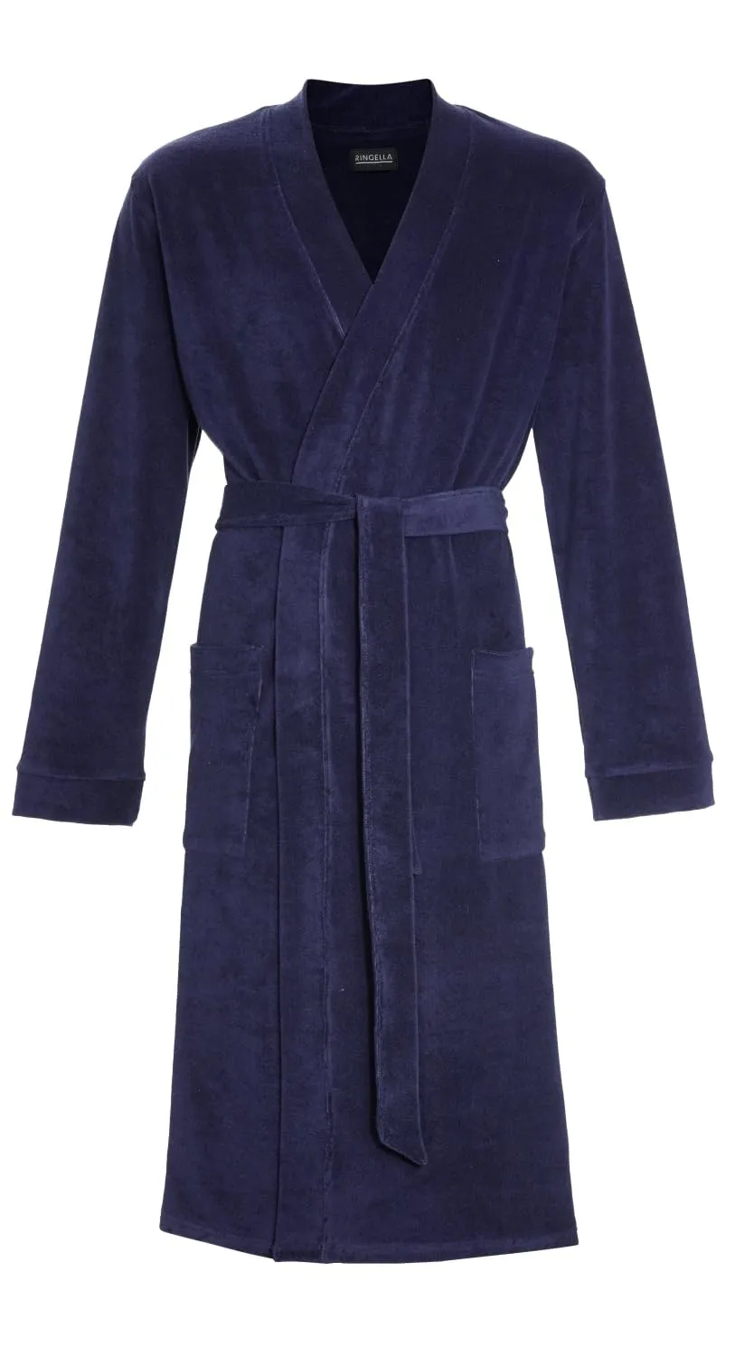 ringella-women-men-bademantel-stretchfrottee-gr-48-warm image 1