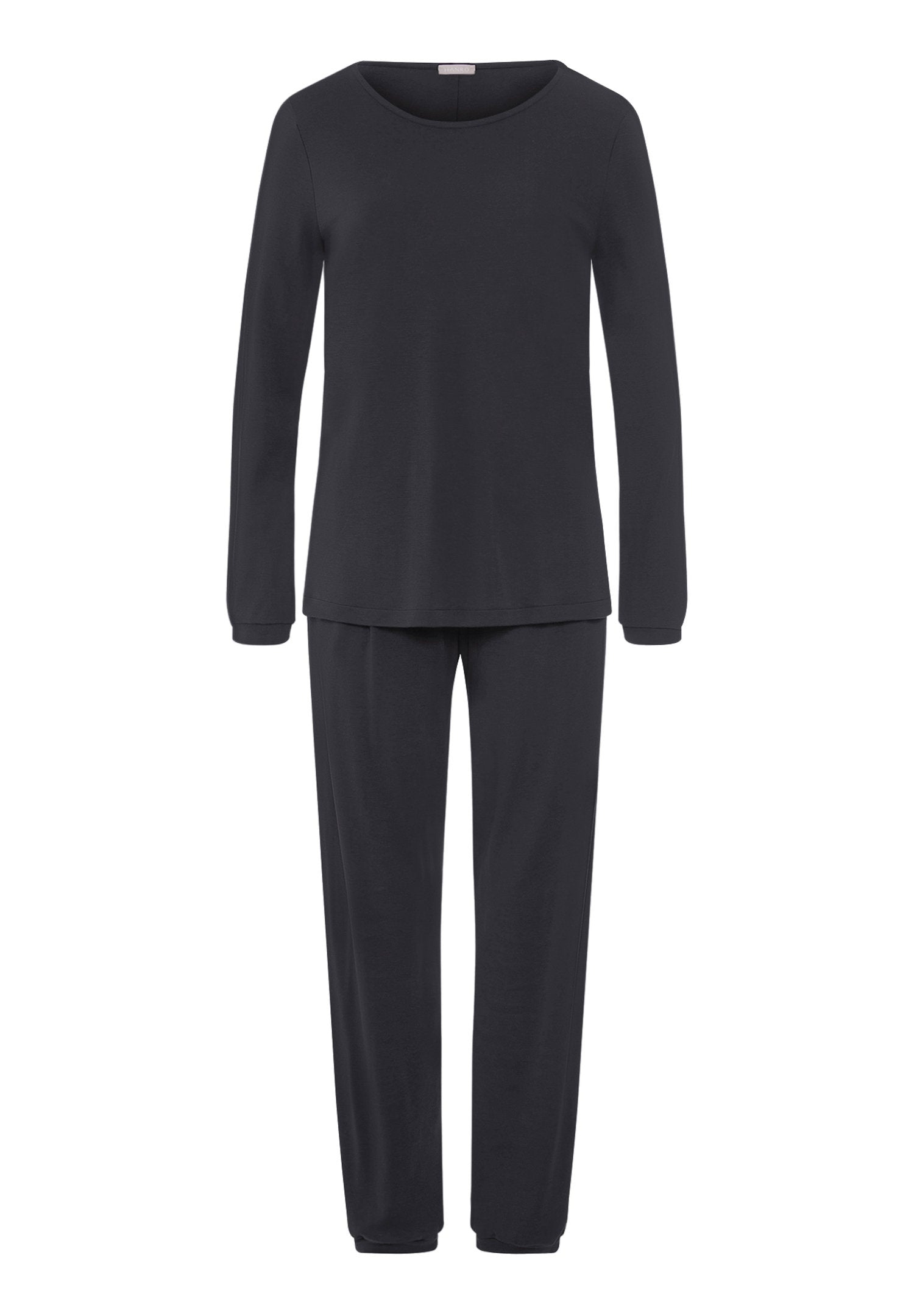 hanro-franca-pyjama-lang-phantom-baumwolle-damen image 1