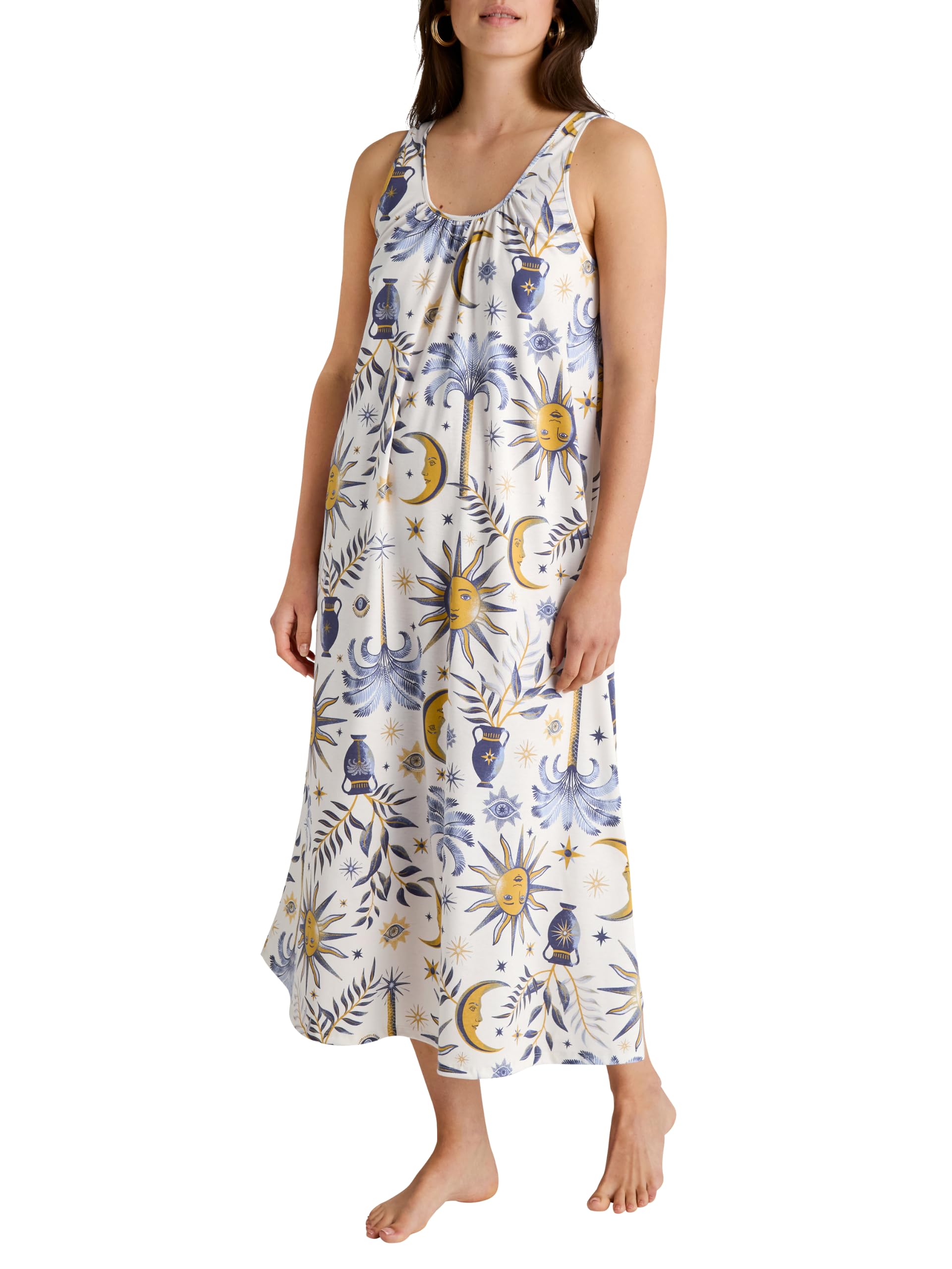 calida-favourites-sleep-nachthemd-damen-baumwolle-95cm image 8