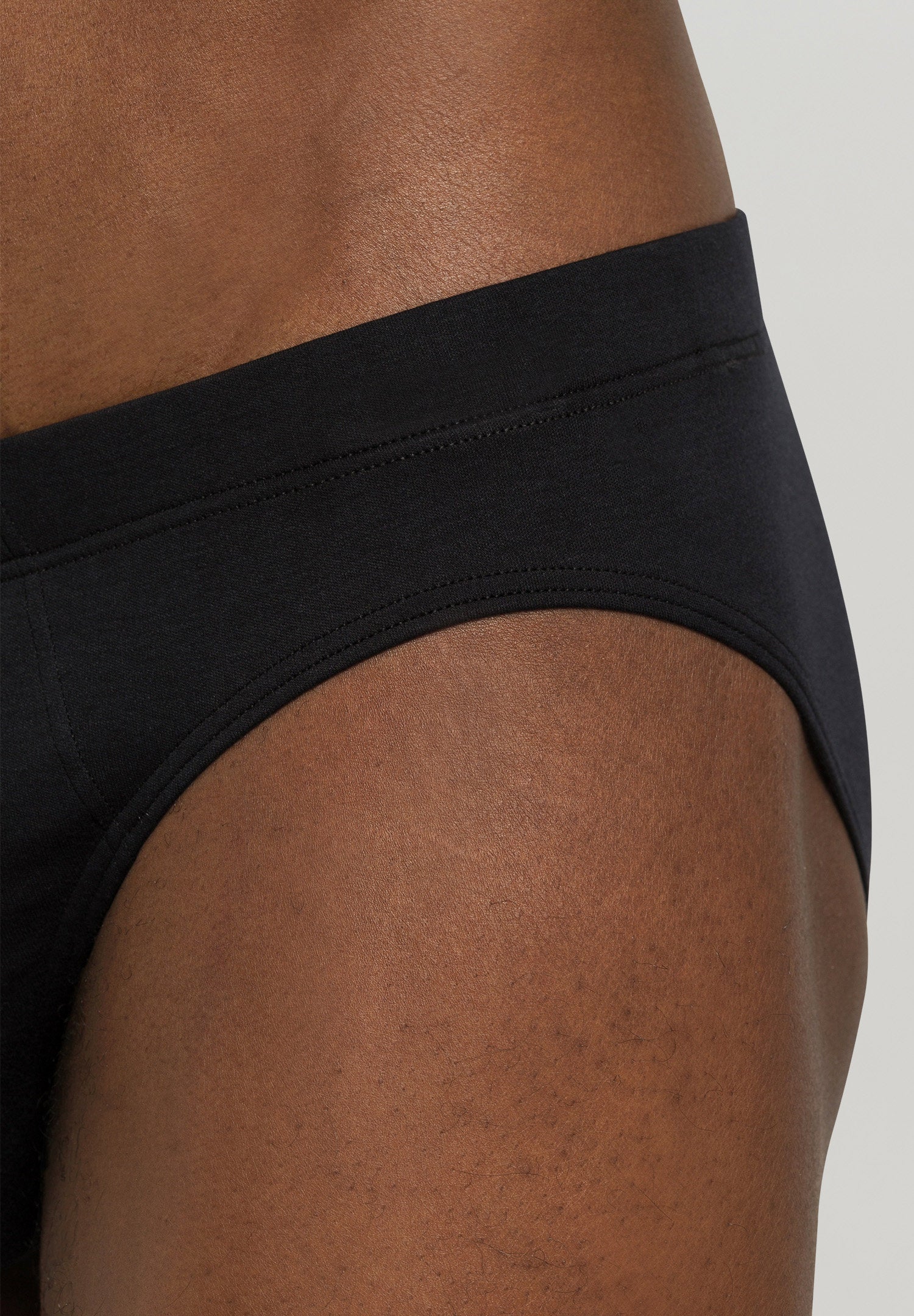 hanro-sea-island-cotton-briefs-slip-schwarz-herren-baumwolle image 6