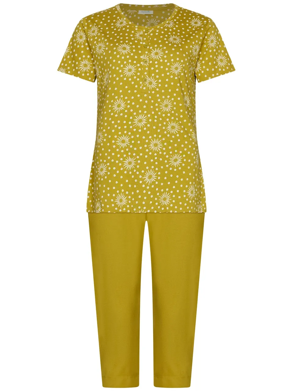 myrebelle-sunny-holiday-pyjama-gr-n-bio-baumwolle image 1