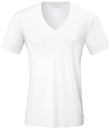 calida-clean-line-t-shirt-herren-wei-gr-50-baumwolle image 8