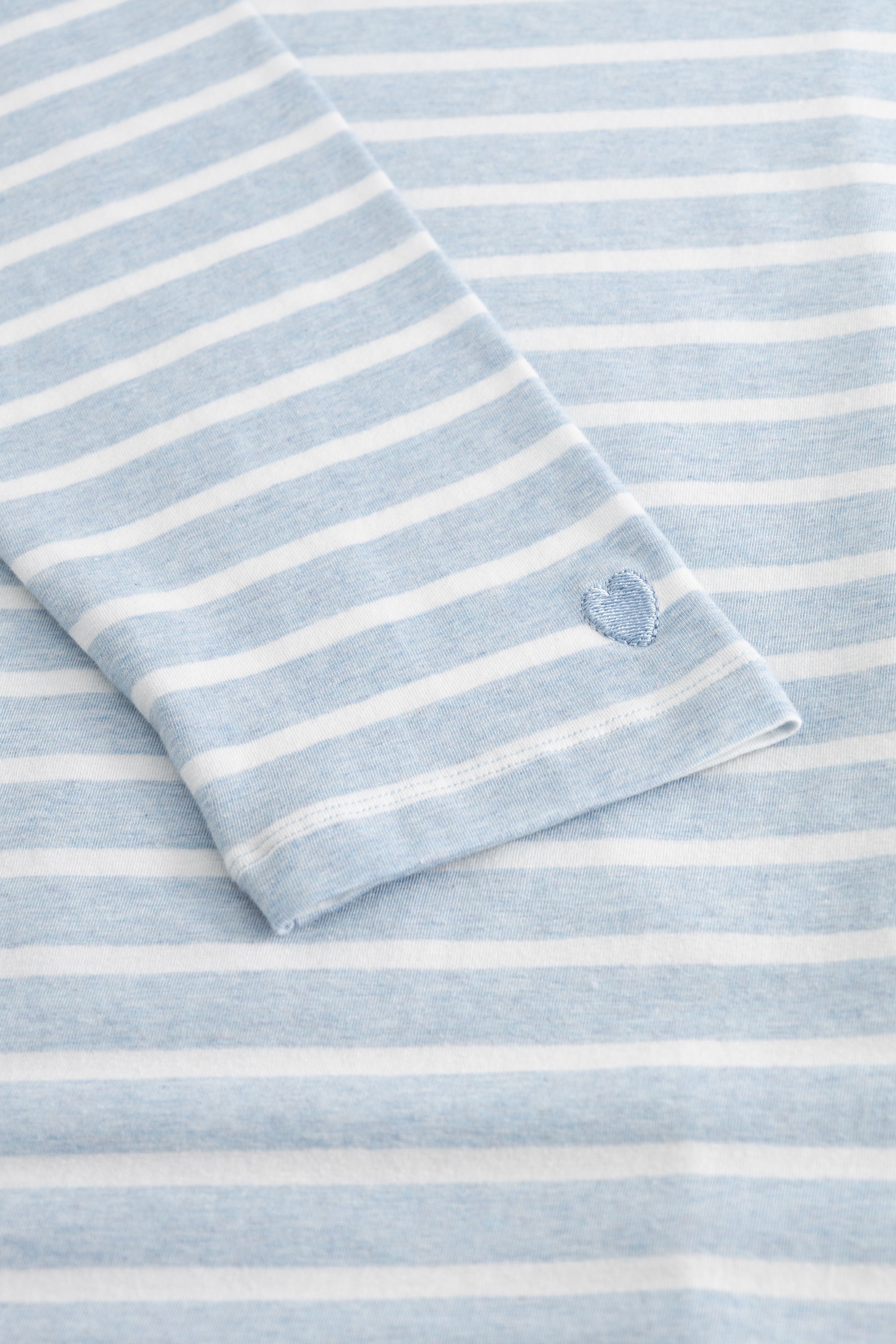 r-sch-be-happy-nachthemd-knielang-nachthemd-blau-ringel image 5