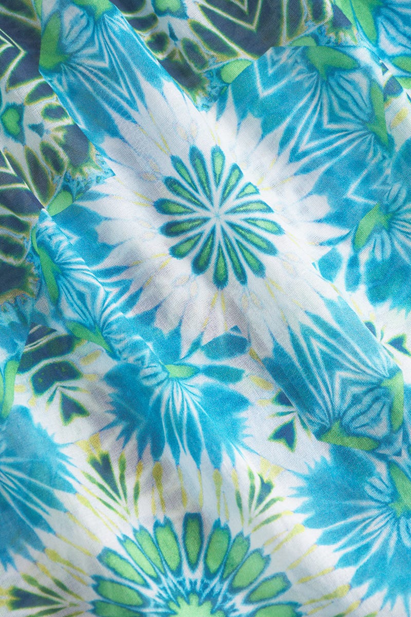 r-sch-be-happy-nachthemd-knielang-t-rkis-batik-100-baumwolle image 6