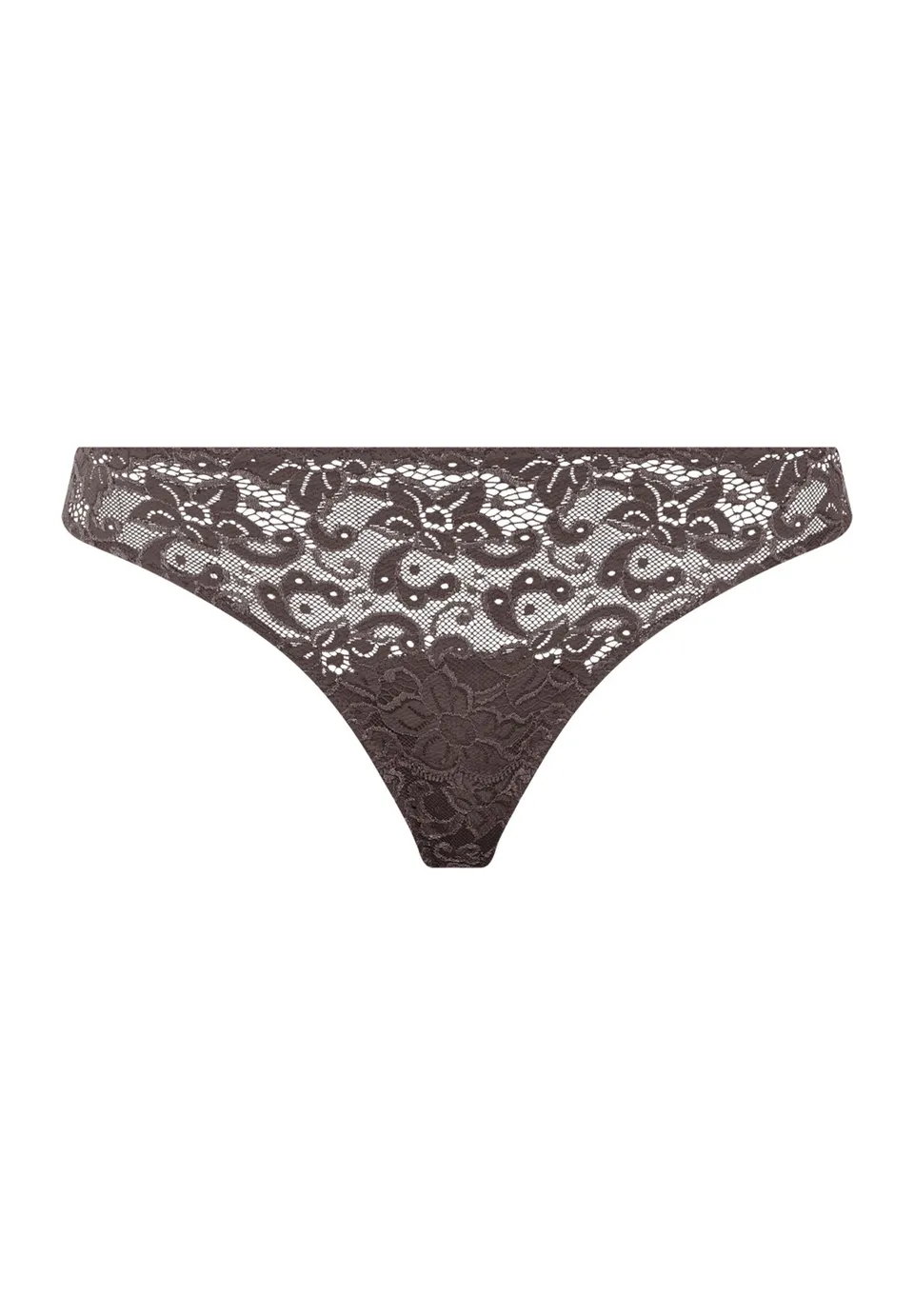 hanro-moments-thong-string-dark-mocha-spitze image 1