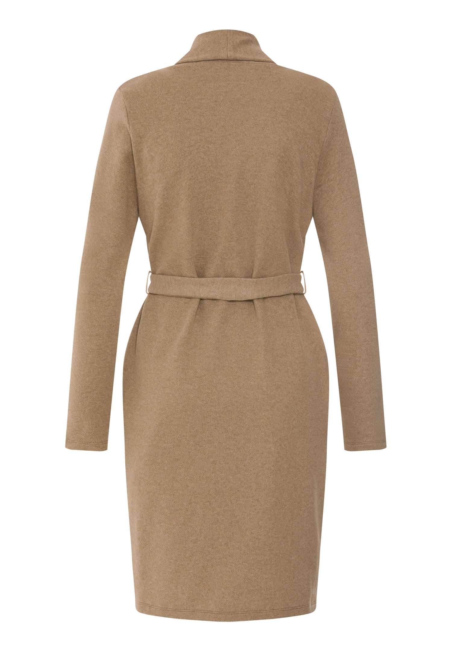 hanro-easy-wear-robe-bademantel-desert-clay-baumwolle image 3