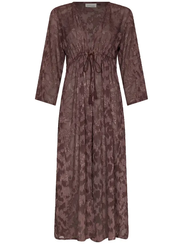 pastunette-premium-cover-up-ivory-shore-braun-strandkleid image 1