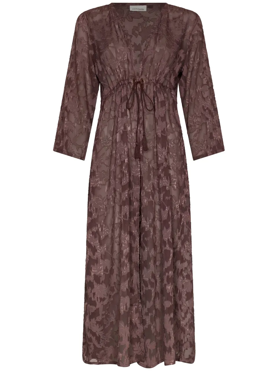 pastunette-premium-cover-up-ivory-shore-braun-strandkleid image 1