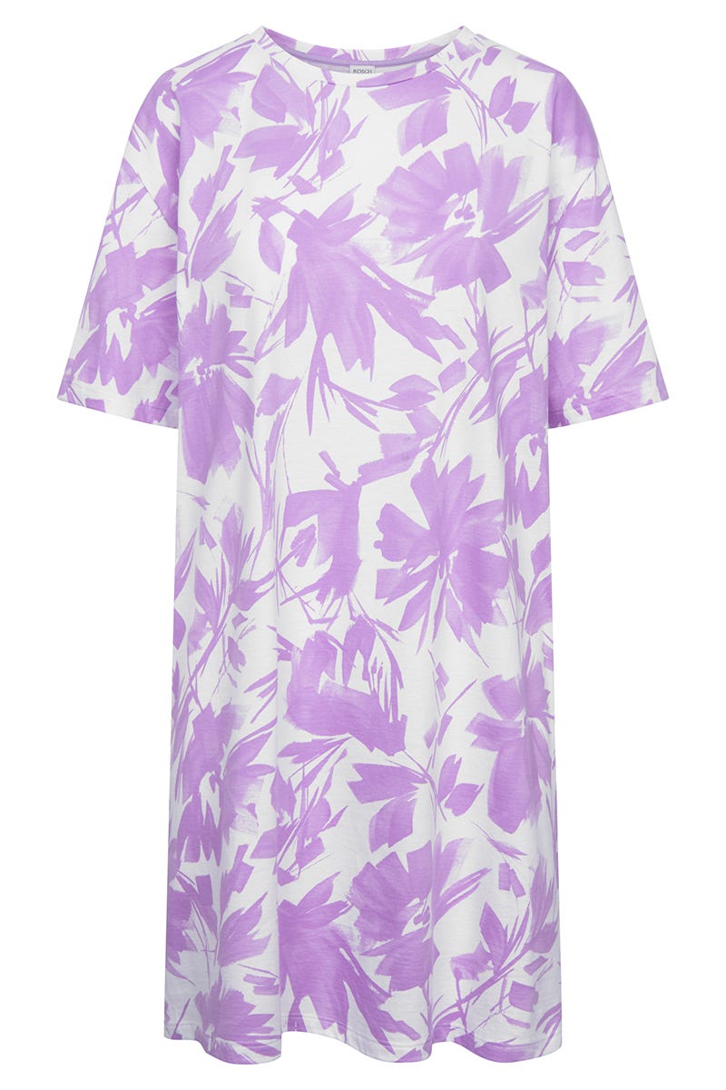 r-sch-be-happy-nachthemd-kurz-blumendruck-nachthemd-violett image 2