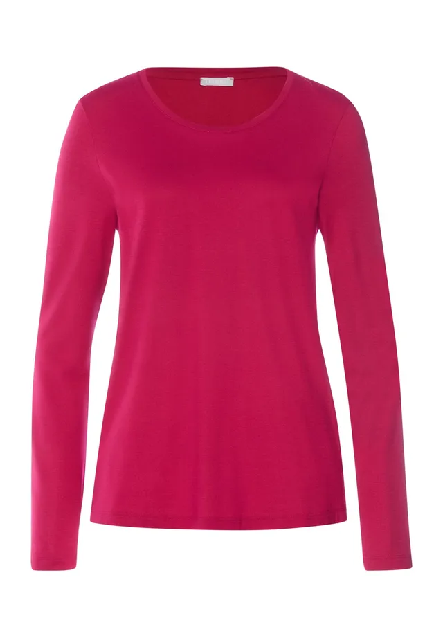 hanro-sleep-lounge-l-slv-shirt-langarmshirt-light-sangria-tencel image 1