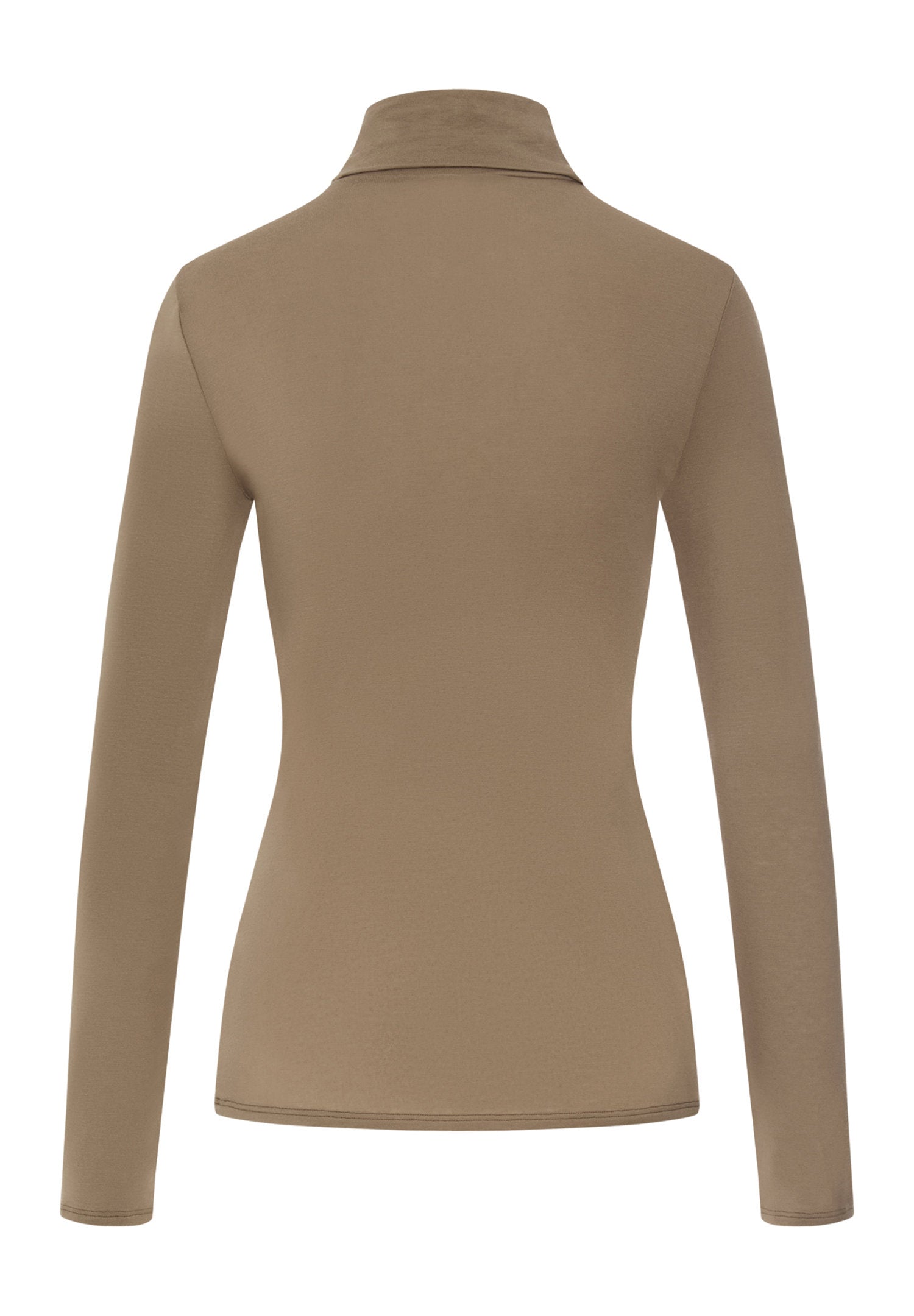 hanro-ultralight-turtle-neck-shirt-rolli-suede-camel-merino image 4
