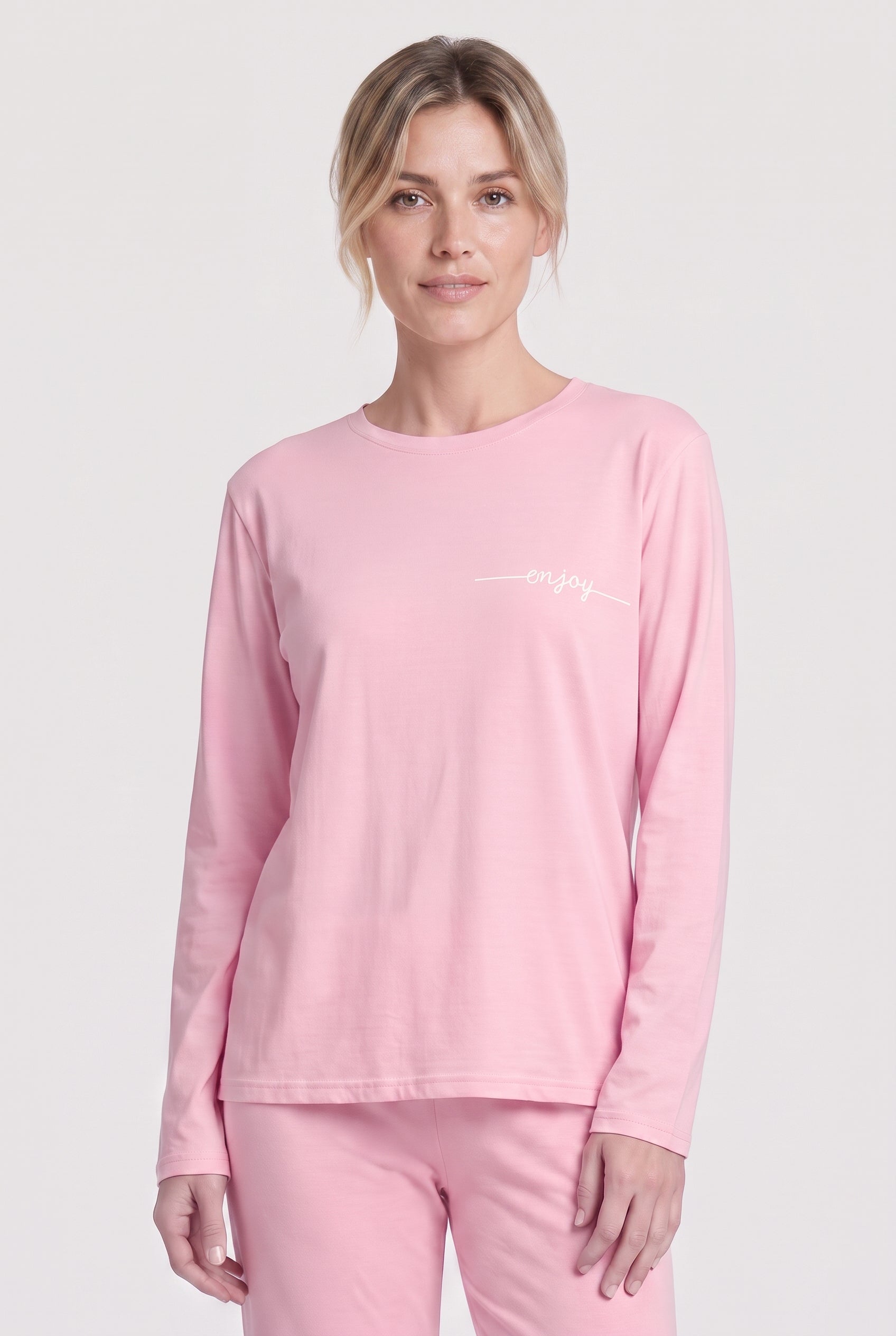 r-sch-be-happy-shirt-langarm-pink-enjoy-print-modal image 1