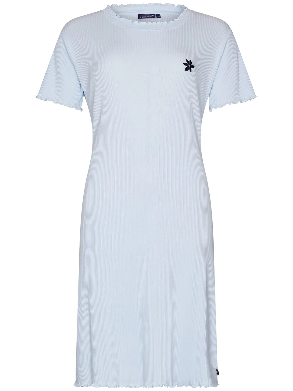 rebelle-relax-nachthemd-hellblau-kurzarm-r-schen image 1