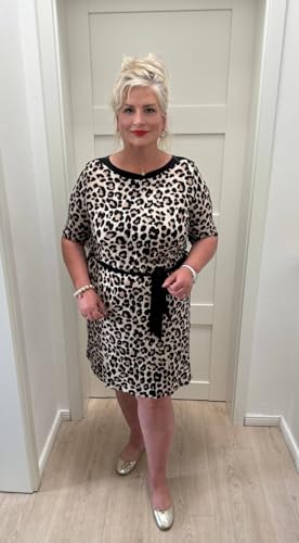 ringella-beach-sommerkleid-animal-print-kleid-mit-g-rtel-m-4xl image 4