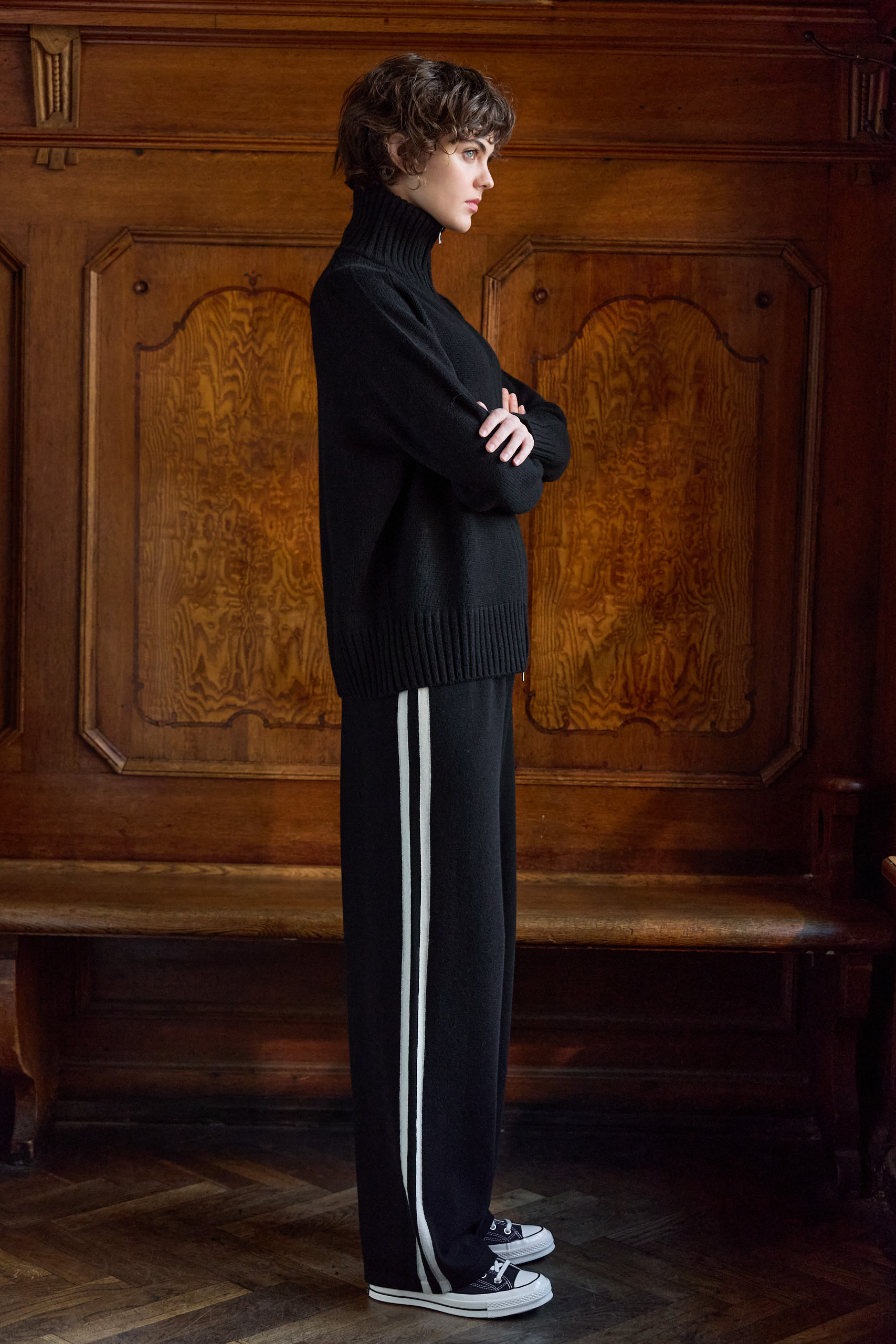 sunday-in-bed-lauf-loungehose-wolle-cashmere-strick image 1