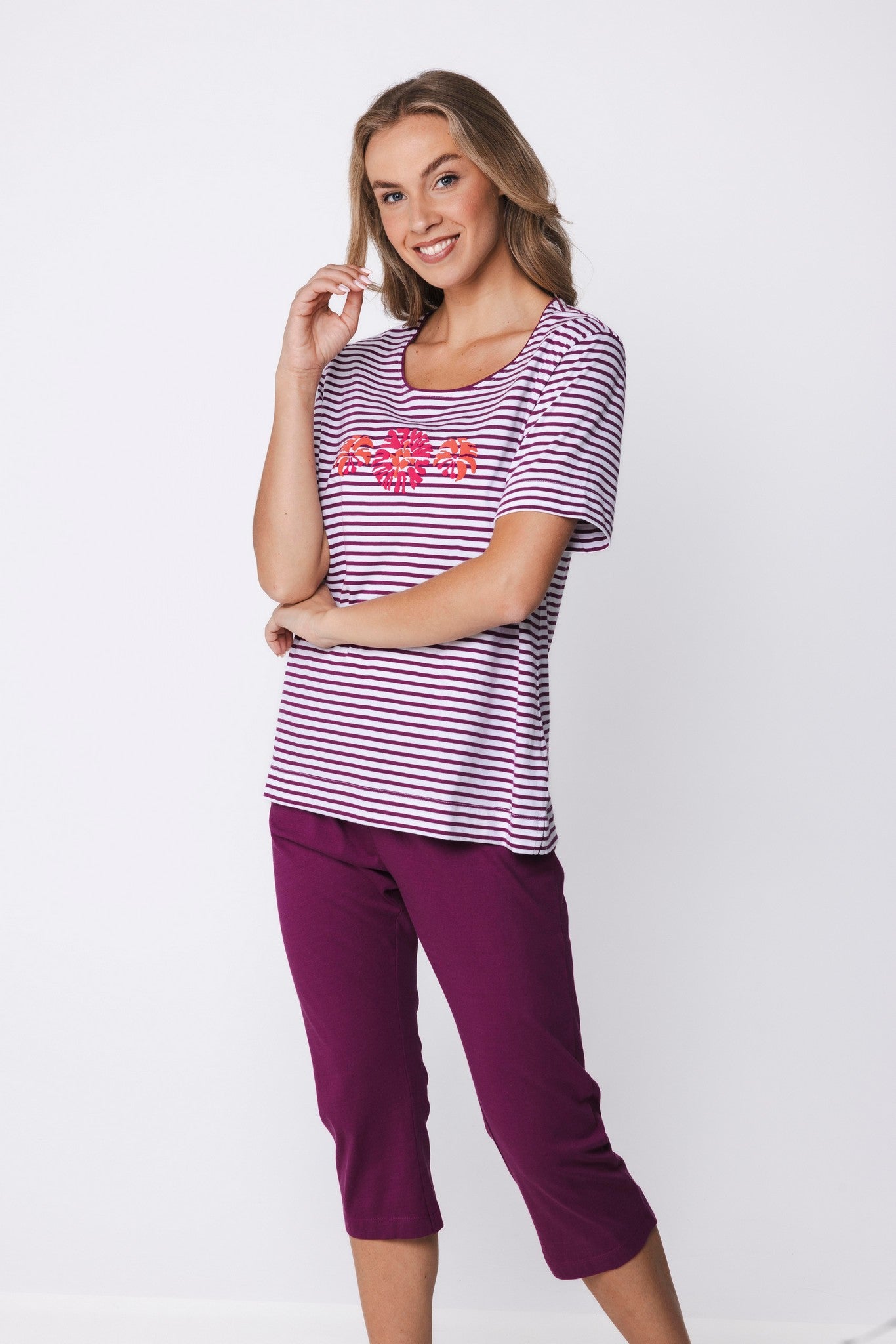 pastunette-paradise-pink-pyjama-rosa-bio-baumwolle-2 image 6