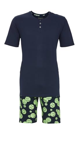 ringella-women-men-herren-shorty-rundhals-knopfleiste-baumwolle image 4