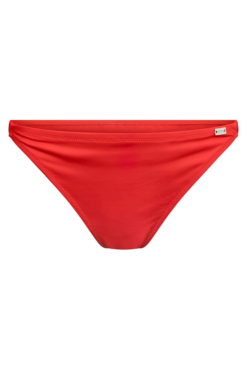 r-sch-be-happy-bikini-unterteil-rot-uni-geraffte-seiten image 2